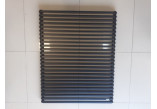 Grzejnik Irsap Sax Poziomy wysokość 104 cm x szerokość 83 cm, podłączenie dolne (01) - czarny mat