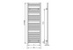 Grzejnik Enix Aster (A) 30x77,6 cm - biały błyszczący- sanitbuy.pl