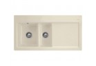 Zlewozmywak ceramiczny Do zabudowy 100x51 cm Villeroy & Boch SUBWAY 60 - komora po lewej