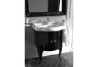 Szafka pod umywalkę 69 cm Kerasan Retro czarny połysk