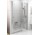 Drzwi wnękowe CSD2-120 Ravak Chrome dwuelementowe, połysk + transparent