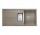 Zlewozmywak Do zabudowy 100x50 cm Blanco METRA 6 S, tartufo