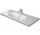  Umywalka meblowa, Duravit DuraStyle, 120x48 cm, 1-otworowa, Biały Alpin