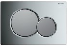 Przycisk Geberit Sigma 01 uruchamiający przedni do spłuczek podtynkowych UP300 i 320 - chrom/chrom mat