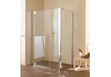 Drzwi prysznicowe Kermi Pasa XP 180x200cm, wahadłowe, jednoskrzydłowe, z polami stałymi- sanitbuy.pl