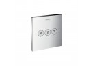 Zawór odcinający Hansgrohe ShowerSelect dla 3 odbiorników, montaż podtynkowy, Element zewnętrzny, chrom