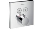 Bateria termostatyczna Hansgrohe ShowerSelect, podtynkowa dla 2 odbiorników, element zewnętrzny, chrom