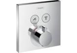 Bateria termostatyczna Hansgrohe ShowerSelect, podtynkowa dla 2 odbiorników, element zewnętrzny, chrom
