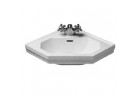 Umywalka Duravit 1930 Series narożna 60x45 m z powłoką WonderGliss