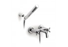 Bateria wannowo -natryskowa Roca Loft, chrom