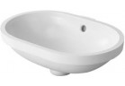 Umywalka podblatowa, Duravit Foster, 43x28 cm, Biały Alpin WonderGliss