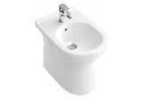 Bidet Villeroy & Boch O.Novo 36x56 cm , stojący Biały Alpin z Ceramicplus, 1-otworowy, z przelewem 