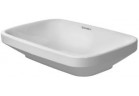  Umywalka Duravit DuraStyle, 60x38 cm, szlifowana, bez otworu na baterię, Biały Alpin WonderGliss