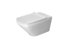 Miska Duravit Dyrastyle rimless 37x62 cm, bezrantowa, wisząca z wondergliss