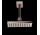 Deszczownica Gessi Rettangolo Shower 21x14 cm sufitowa