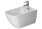 Bidet stojący, Duravit Happy D.2, 365x570, 1-otworowy, Biały Alpin