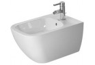 Bidet stojący, Duravit Happy D.2, 365x570, 1-otworowy, Biały Alpin