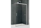 Ścianka stała Novellini Kali FH 98, zakres regulacji 98-99,5 cm, profil srebrny, szkło przeźroczyste