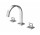 Bateria umywalkowa Kohlman Nexen-S 3 otworowa