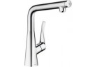Bateria kuchenna Hansgrohe Metris Select jednouchwytowa z obrotową wylewką, DN 15, chrom
