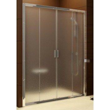 Drzwi prysznicowe BLDP4 170 Ravak Blix, połysk + grape- sanitbuy.pl