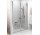 Drzwi prysznicowe dwuelementowe CSDL2 100 Ravak Chrome, biały + transparent