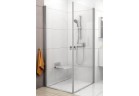 Kabina prysznicowa narożna CRV1-80 Ravak Chrome, wejście z rogu, satyna + transparent