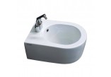 Bidet FlaMinia Link Mini, wiszący 48,5x 36 cm biały