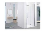 Drzwi prysznicowe do wnęki Novellini Young 2.0 1BS składane, zakres regulacji 77-81 cm, profil chrom, szkło przeźroczyste, wersja lewa 