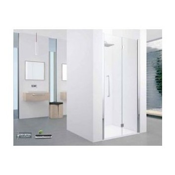 Drzwi prysznicowe do wnęki  Novellini Young 2.0 1BS składane 80 cm, lewe- sanitbuy.pl