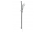 Zestaw prysznicowy Hansgrohe Croma Select S Multi 90 cm, wielkość główki 11 cm, EcoSmart 9 l/min, biały/chrom