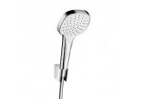Zestaw prysznicowy Hansgrohe Croma Select E 1jet z uchwytem Porter S 1,25 m, wielkość główki prysznicowej 110 mm, biały/chrom