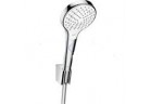 Słuchawka Hansgrohe Croma Select S Vario z uchwytem Porter S 1,25 m, wielkość główki prysznicowej 110 mm, biały/chrom