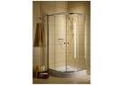 Kabina półokrągła Radaway Classic a 80x80 cm, chrom, szkło przeźroczyste, 30010-01-01