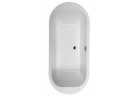 Wanna Sanplast Ergo owalna WOW/ER 80x180+ST25 Do zabudowy 180x80 cm