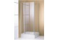 Drzwi prysznicowe Huppe Design 501 - skrzydłowe ze stałym segmentem, szer. 900 mm, profil chrom eloxal, szkło z powłoką Anti-Pla- sanitbuy.pl