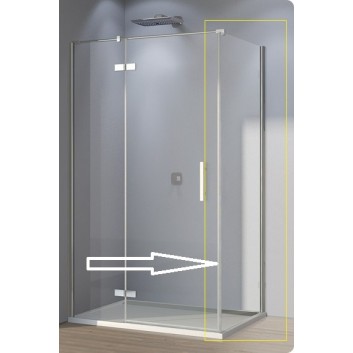 Ścianka Ronal Pur PUDT2P prysznicowa boczna 700 mm- sanitbuy.pl