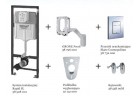 Stelaż podtynkowy Grohe Fresh Rapid SL Skate Cosmopolitan 5w1 do WC wiszącego