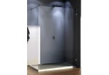 Ścianka wolno stojąca SanSwiss WALK-IN PUR szerokość 30 do 100 cm montaż bez profilowy prawy, chrom, szkło przeźroczyste 