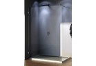 Ścianka wolno stojąca SanSwiss WALK-IN PUR szerokość 101 do 160 cm montaż bez profilowy lewy, chrom, szkło przeźroczyste 