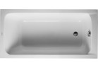 Wanna Duravit D-Code prostokątna 150x75 cm do zabudowy, odpływ przy stopach, biała