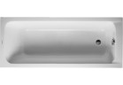 Wanna Duravit D-Code prostokątna 170x70 cm, do zabudowy, odpływ przy stopach, biała
