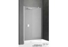 Kabina typu walk-in Novellini Kali H 97-100cm, profil srebrny, szkło przeźroczyste