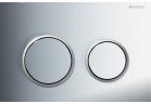 Przycisk Geberit Omega20 uruchamiający przedni/górny do spłuczek podtynkowych, chrom błyszczący-chrom matowy-chrom błyszczący