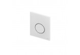 Przycisk spłukujący TECEloop do pisuaru z wkładką zaworową, szkło białe, przycisk biały