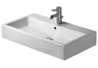 Umywalka Duravit Vero z półką na baterię, 1-otworowa, 80x47 cm, biała
