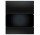 Przycisk spłukujący TECEsquare do pisuaru z wkładką zaworową - szkło czarne, przycisk czarny