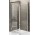 Ścianka prysznicowa Novellini Kuadra F 87-90 cm, profil chrom, szkło przezroczyste
