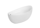 Wanna Villeroy & Boch Aveo New Generation 1900x950 mm owalna wolno stojąca bez rantu z systemem przelewowo-odpływowym, Quaryl, UBQ194AVE9W1V