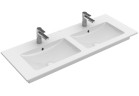 Umywalka Villeroy & Boch Venticello podwójna 130x50 cm z CeramicPlus